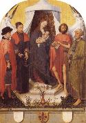 Roger Van Der Weyden Madonna with Four Saints Sweden oil painting artist